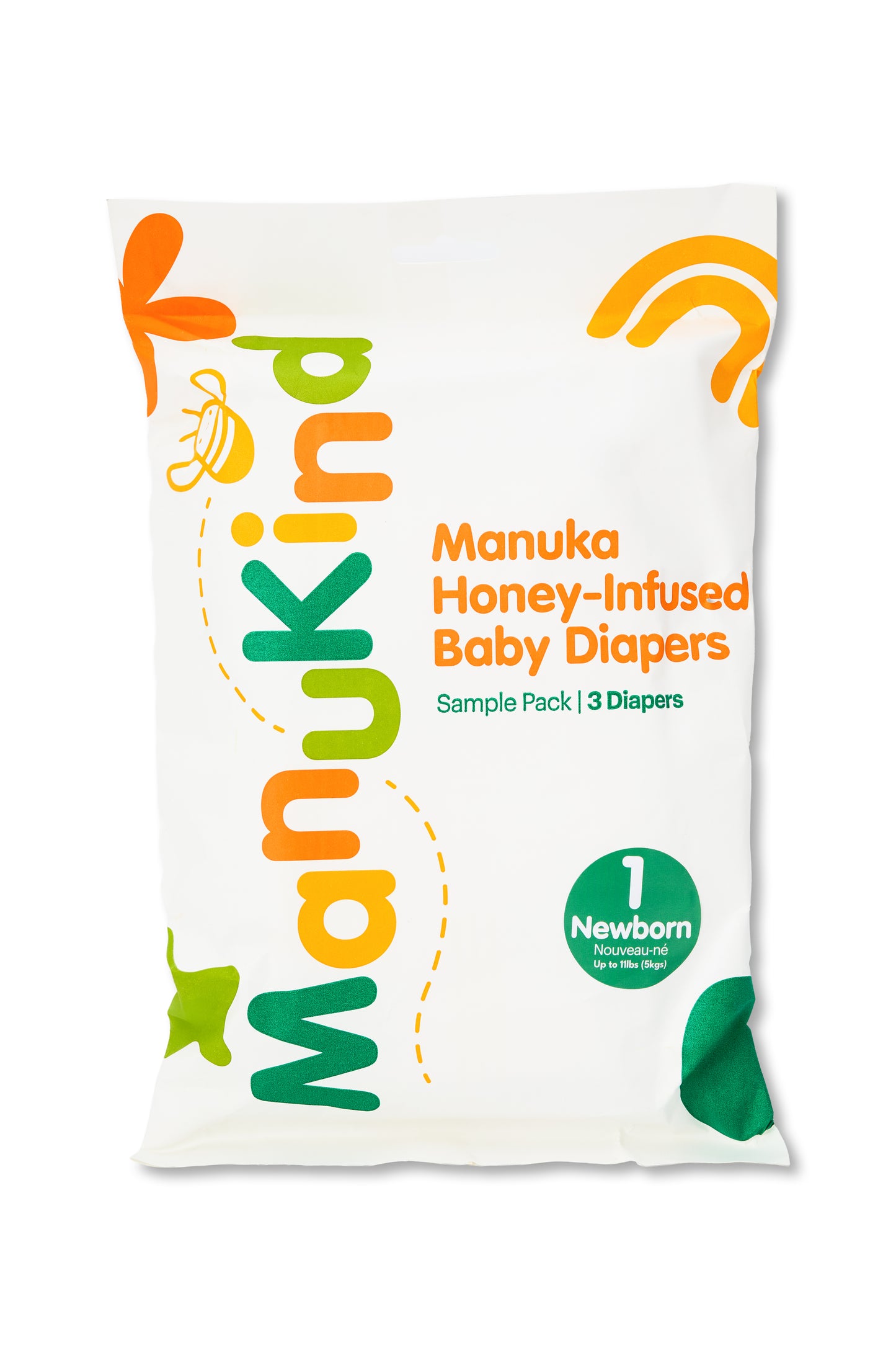 Premium Manuka Honey Diapers Sample Pack