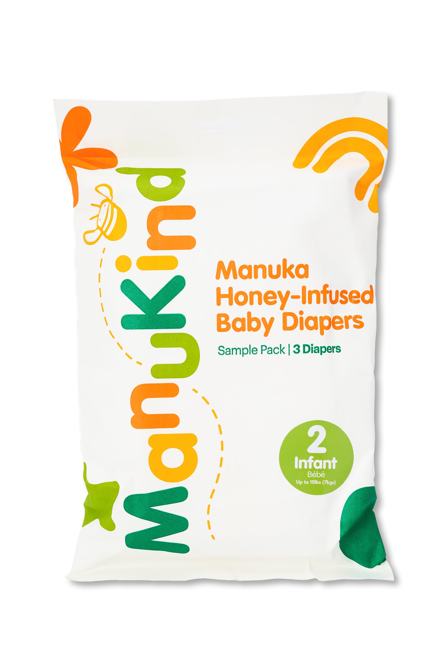 Premium Manuka Honey Diapers Sample Pack